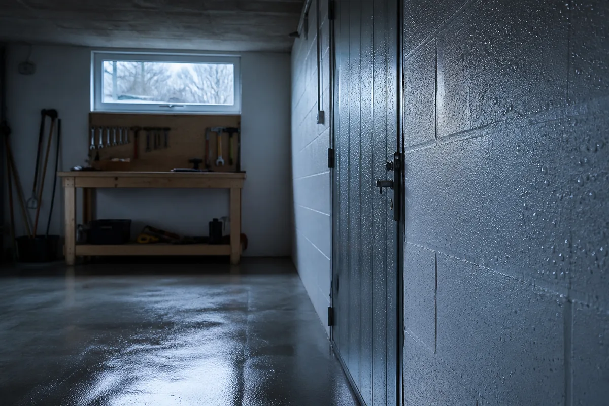 Humidité garage non chauffé : pourquoi ça condense